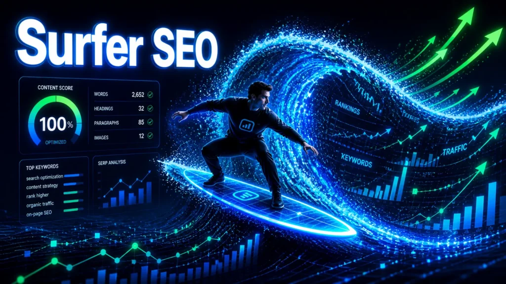 Surfer SEO real-time content optimization tool