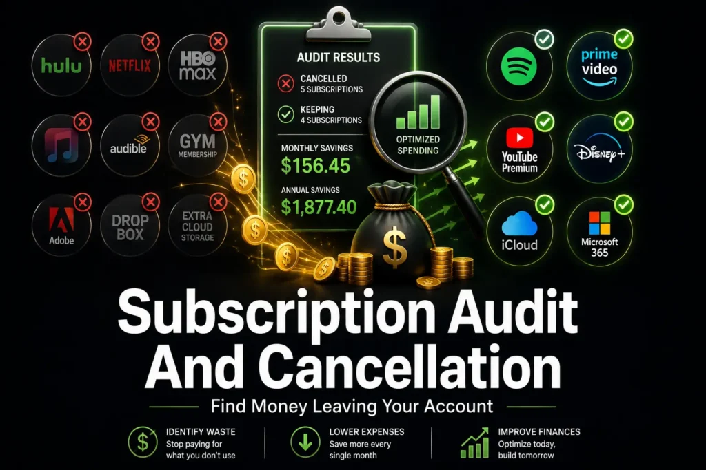 Subscription Audit and Cancellation: Finding Hidden Leaks