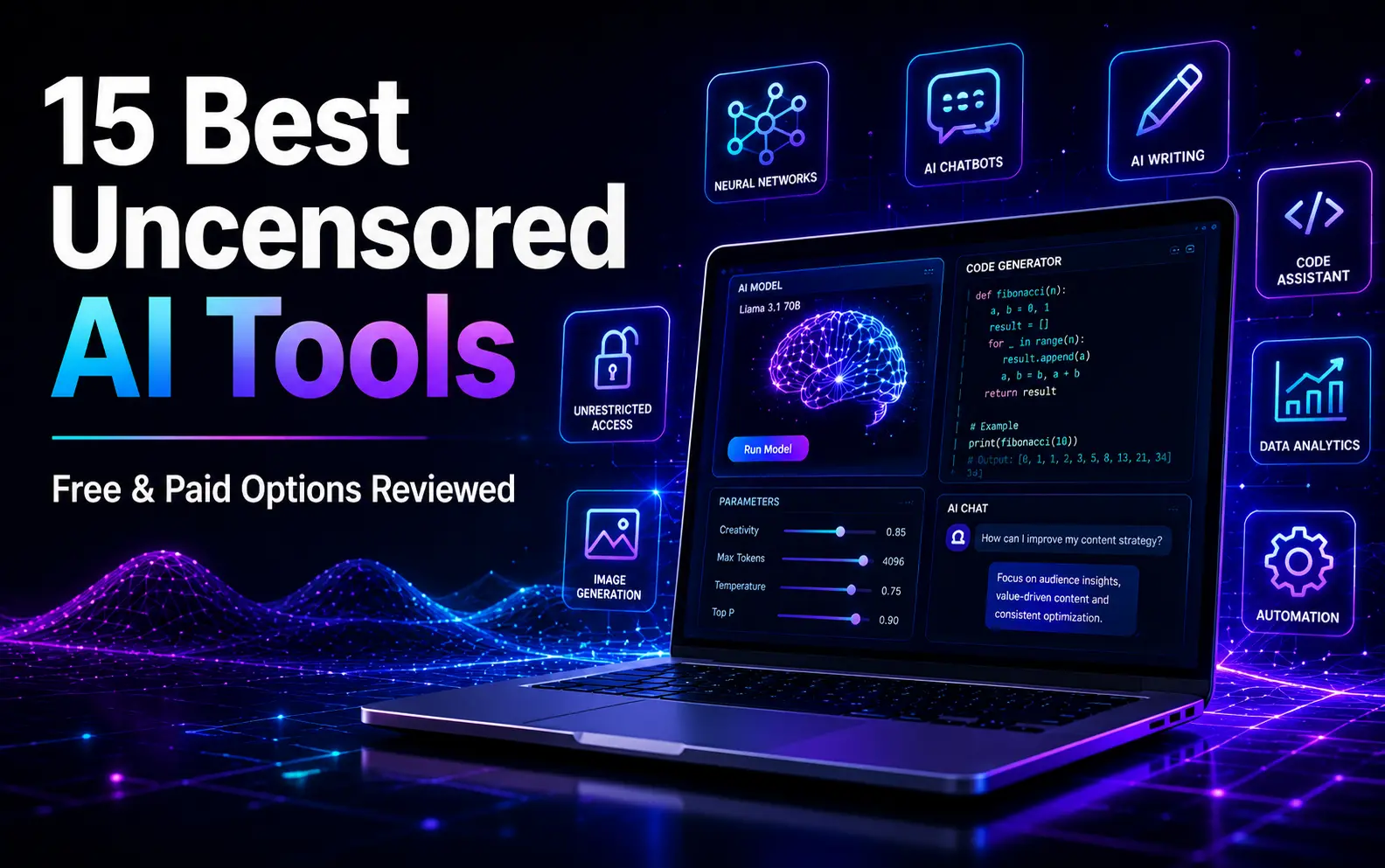 15 Best Uncensored AI Tools in 2026: Free & Paid Options Reviewed