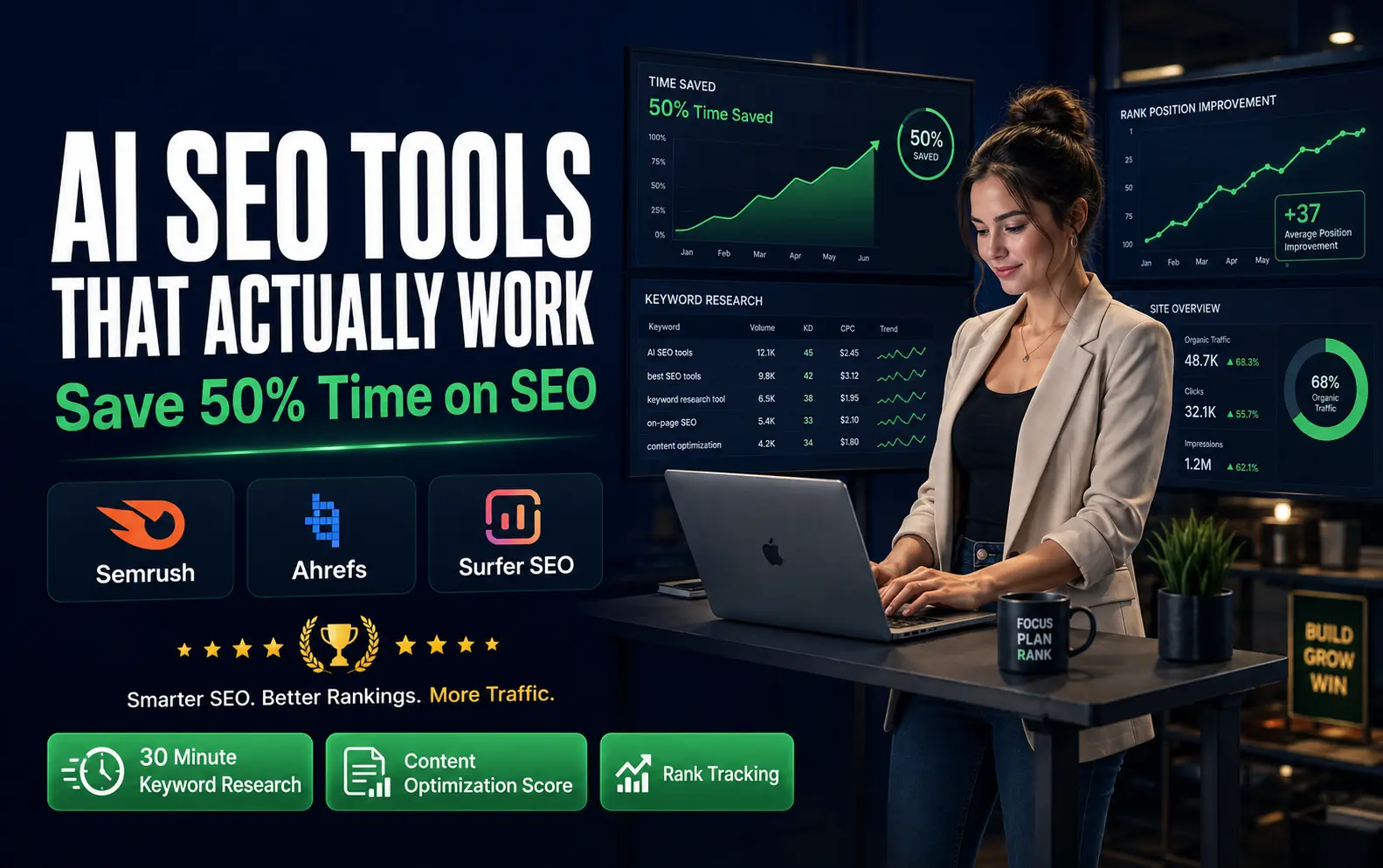 AI SEO Tools That Actually Work: Save 50% Time on Content Optimization