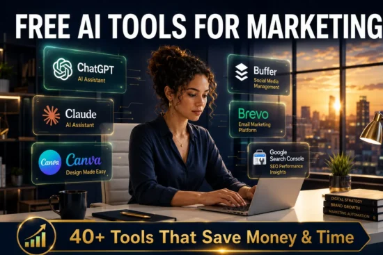 FREE AI TOOLS FOR MARKETING: 40+ TOOLS THAT ACTUALLY HELP IMPROVE RESULTS IN 2026