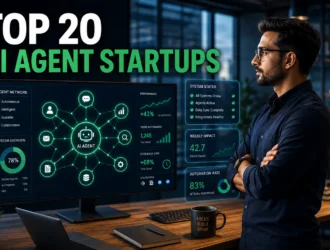 AI agent startups 2026 founder reviewing top 20 companies changing business operations
