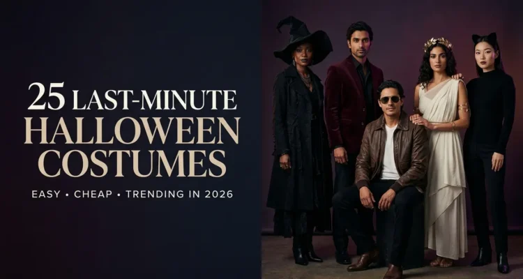 last minute Halloween costumes 2026