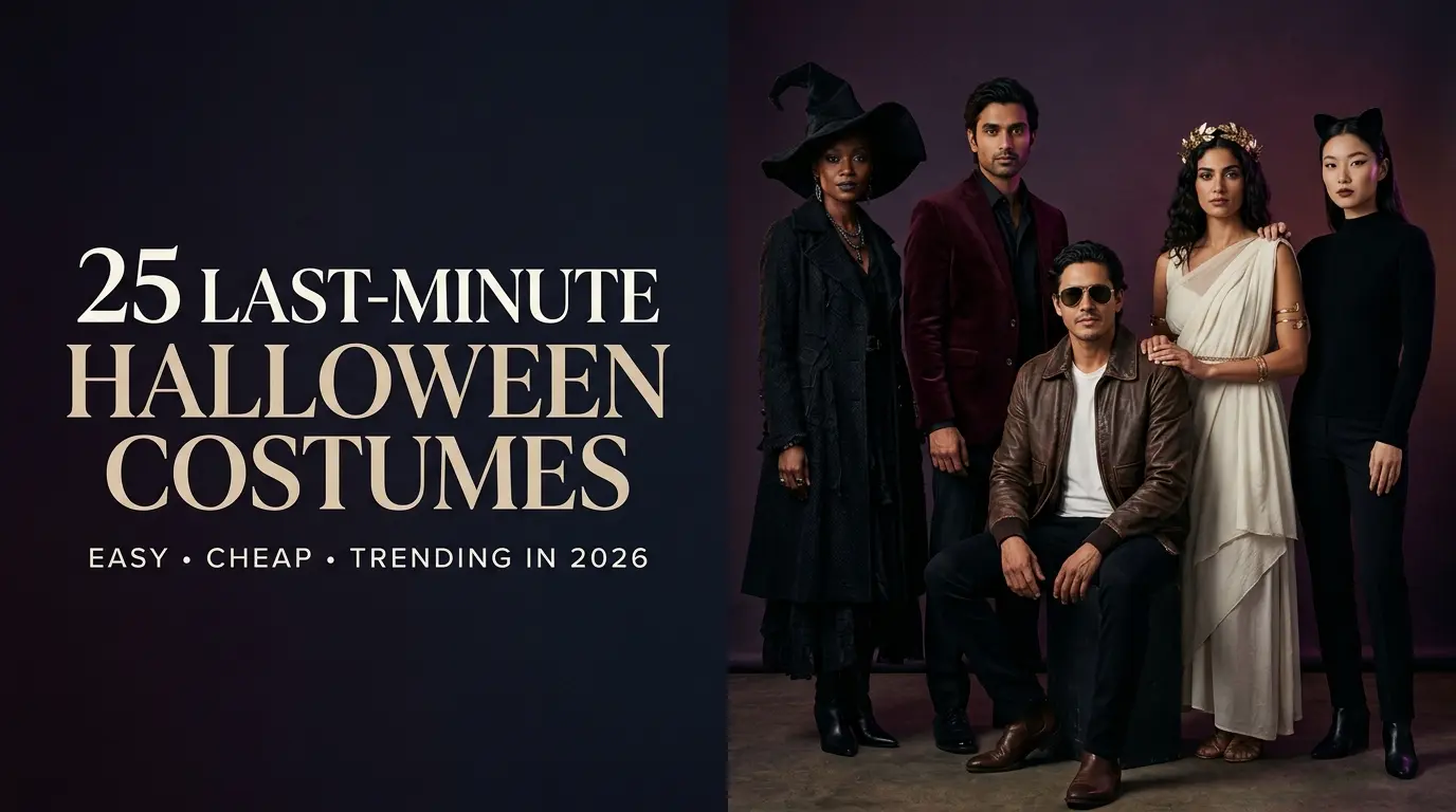 last minute Halloween costumes 2026
